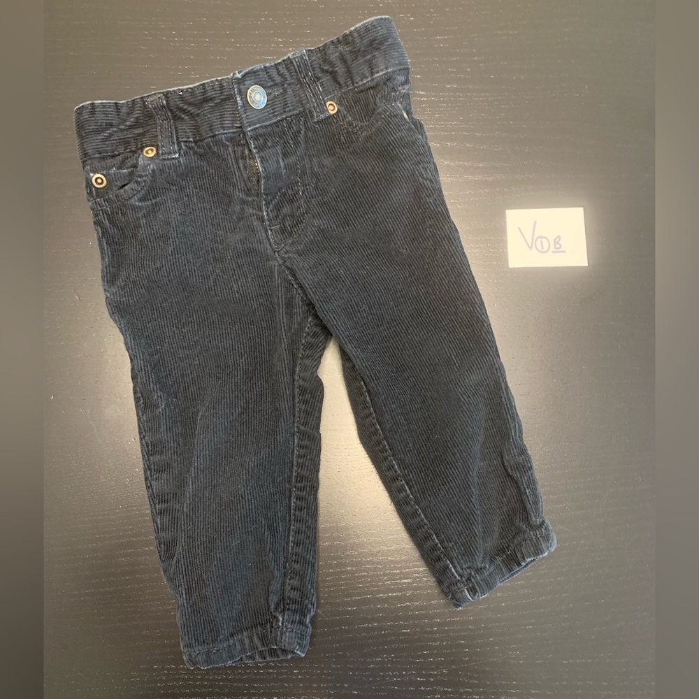 ⭐️2/$8.00⭐️ Carter's 12m Black Corduroy Pants